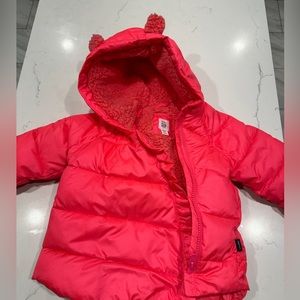 Gap puffer coat with bear ears 18-24 months ** like new**